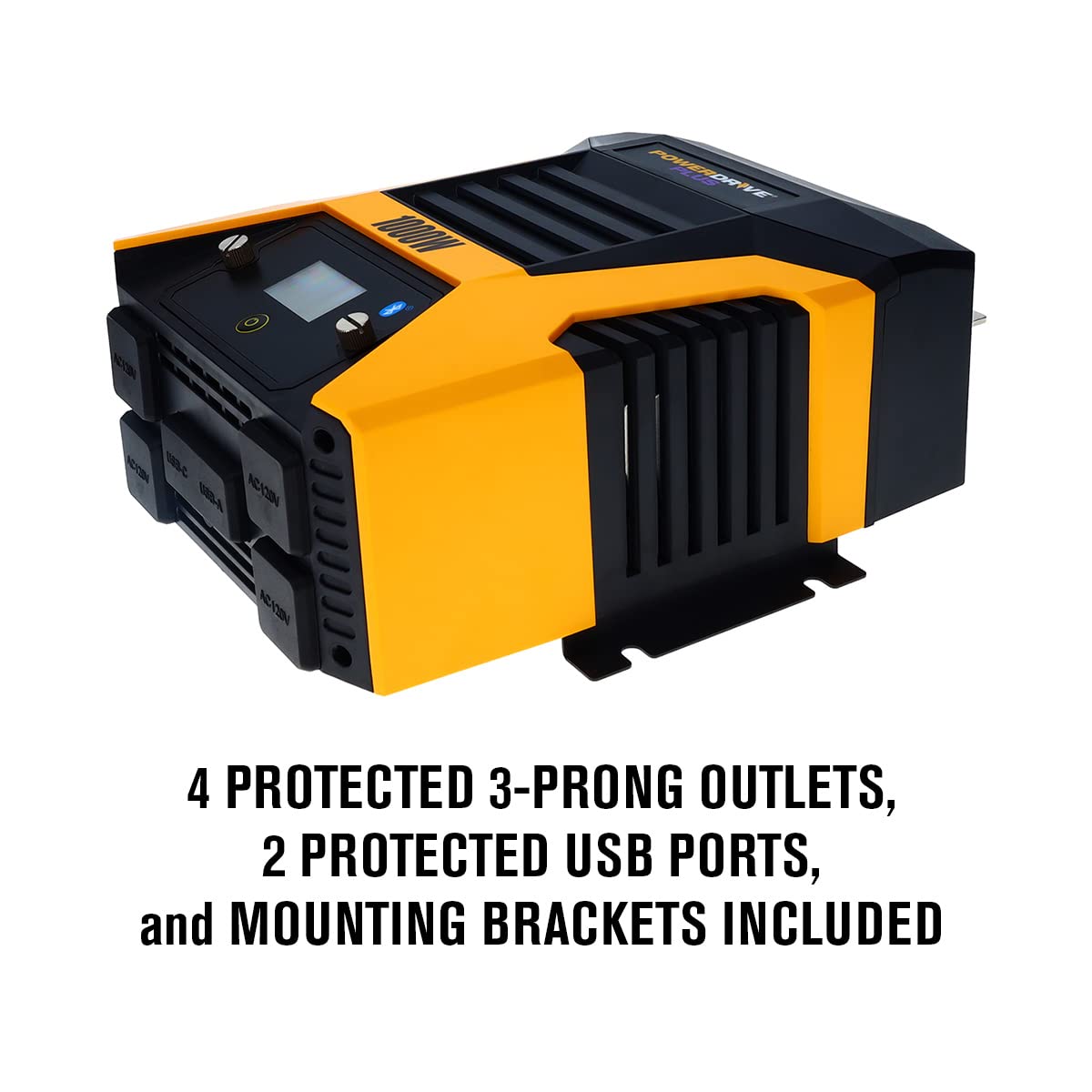 1000 Watt PowerDrive Plus PWD1000P Wireless Power Inverter with Bluetooth(R) Technology and Remote Control