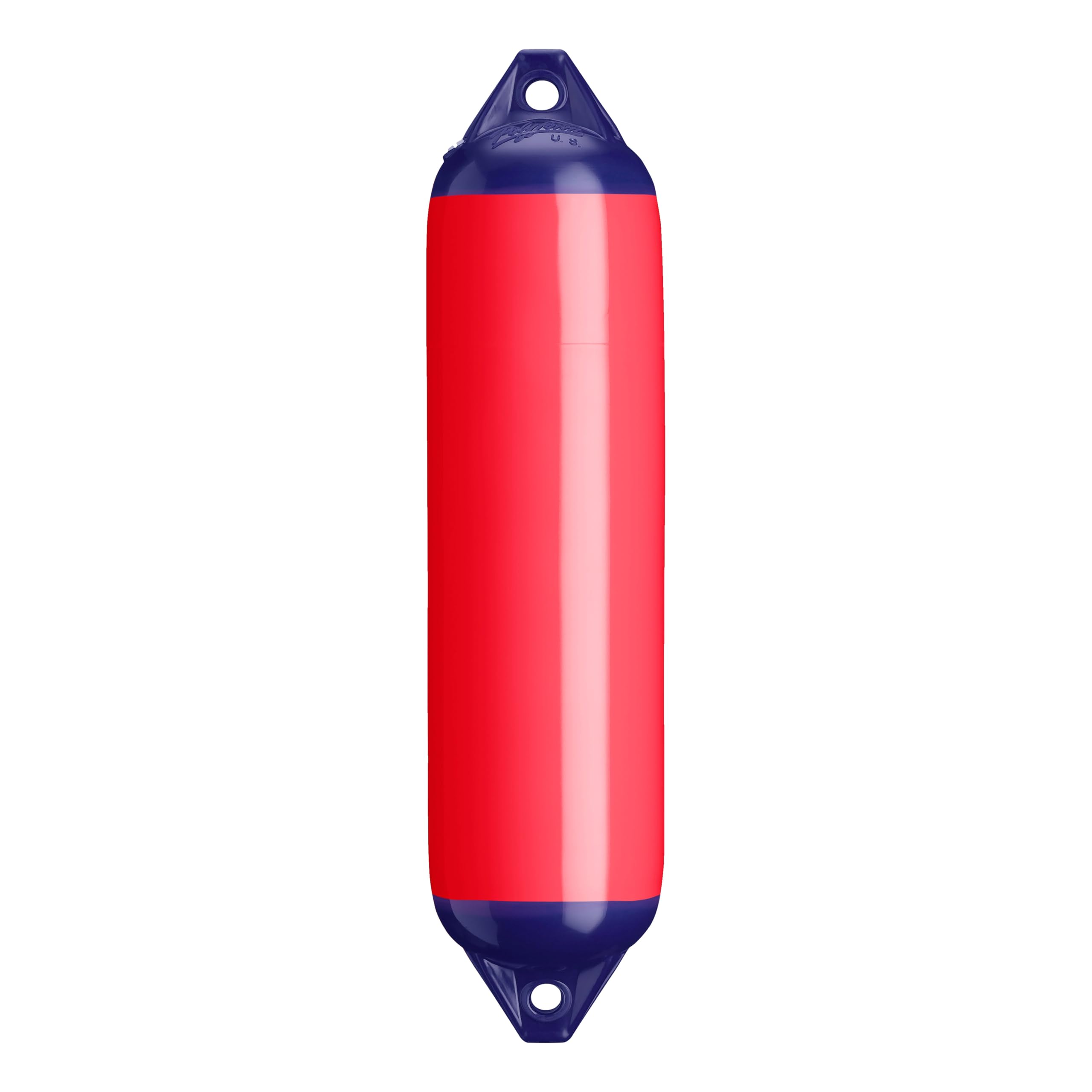 F-1 Standard Polyform Boat Fender Blue Ropehold - Red
