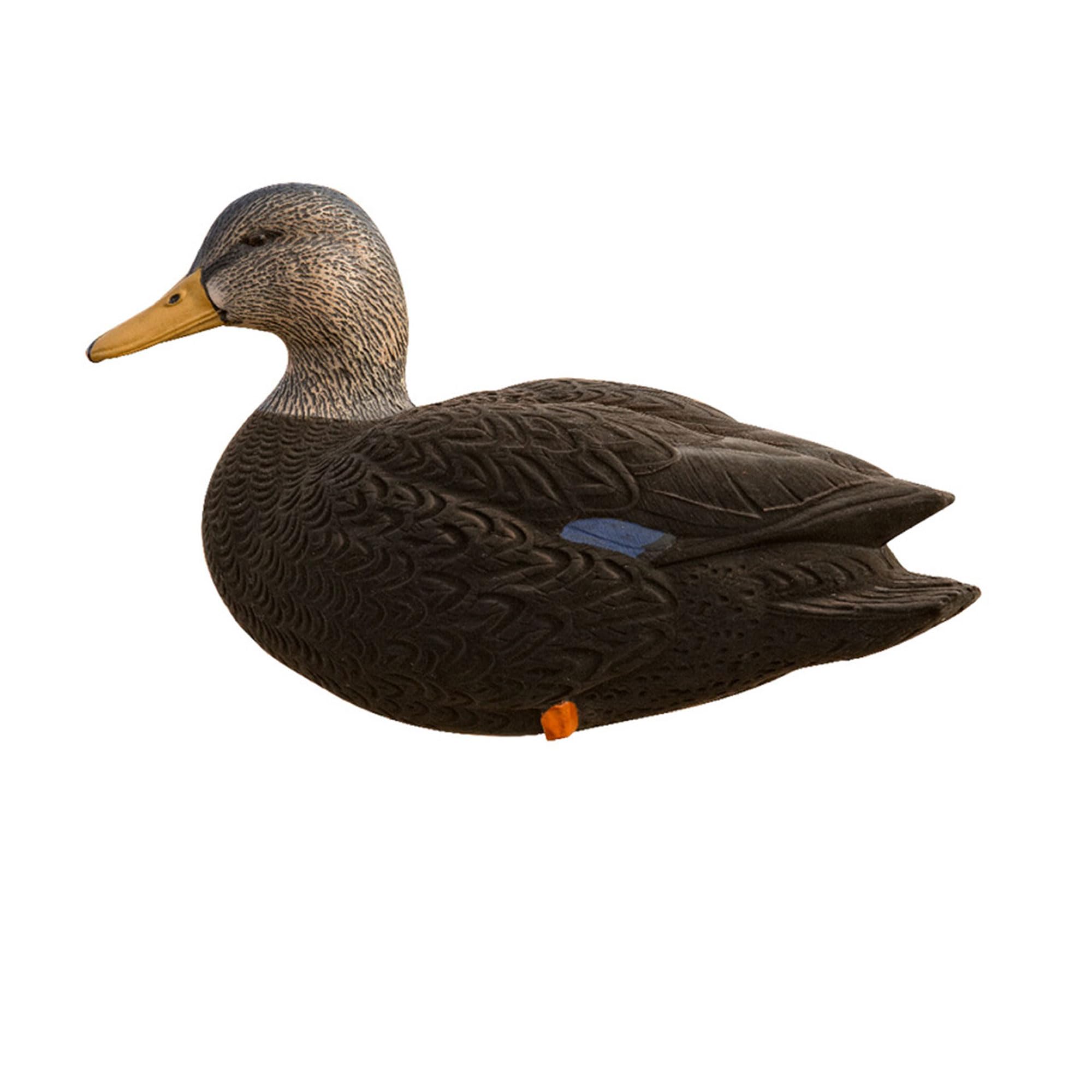 AXF Avian-X 6 Piece Flocked Full Body Black Ducks Fusion Pack with Rugged Durability and Custom Fitted Bag for Hunting Use, Outdoor Sports, and Recreation