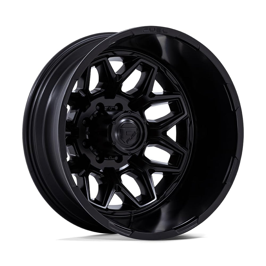 FLUX FUEL OFF-ROAD DUALLY 20X8.25 8X6.5-4.82 -240mm BLACKOUT - D87120828D35