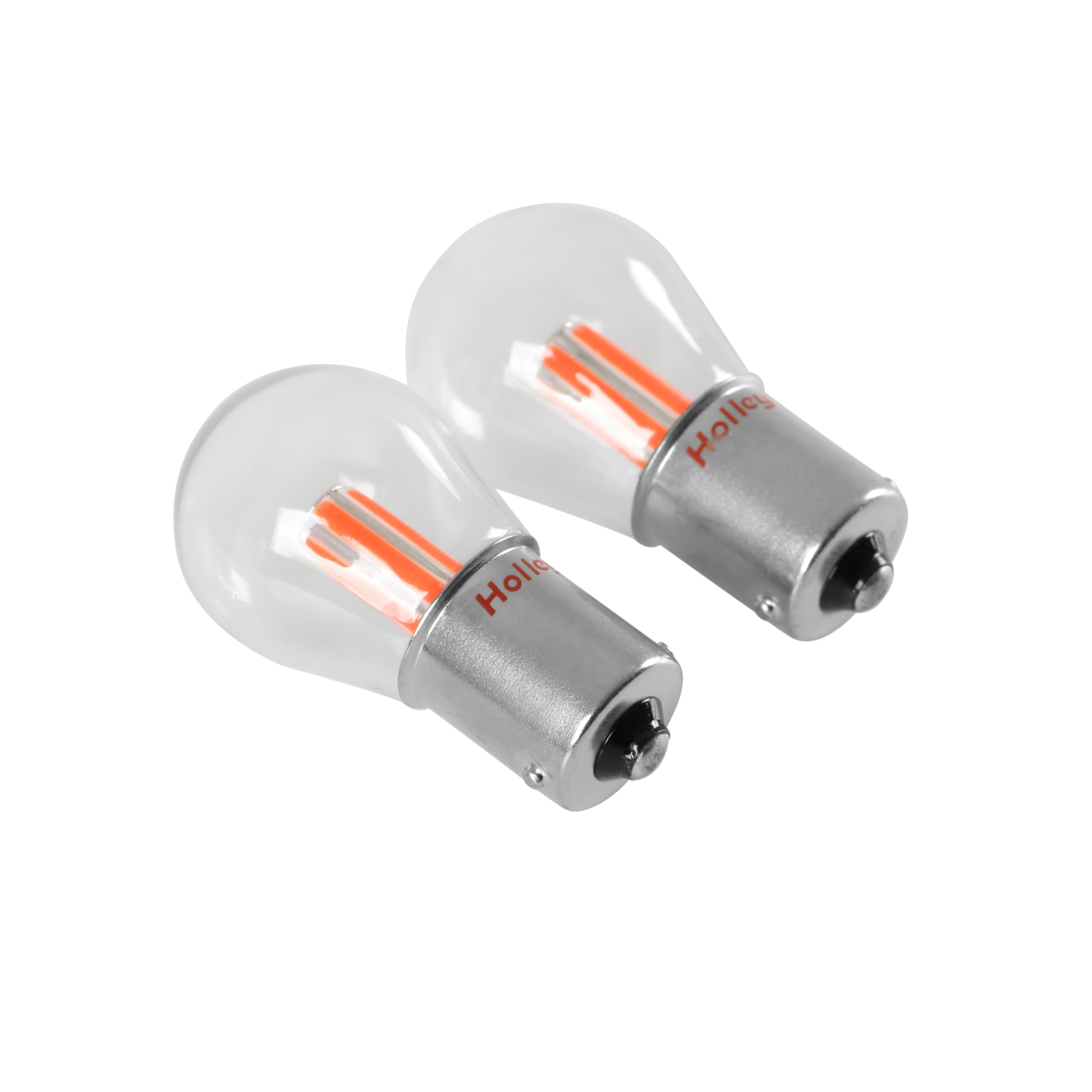 Holley HLED25 RetroBright LED Bulbs - Turn Signal 1156 - Red - Pair
