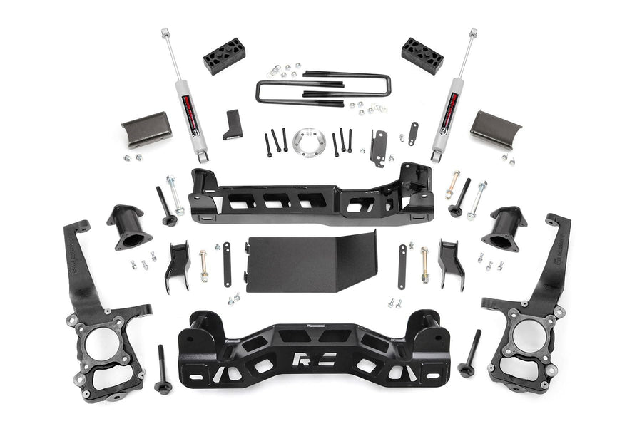 4" Suspension Lift Kit Rough Country for 2011-2013 Ford F-150 4WD - 57430