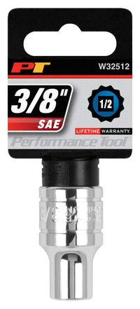 W32512 Performance Tool 1/2 Drive 12-Point Socket, 3/8