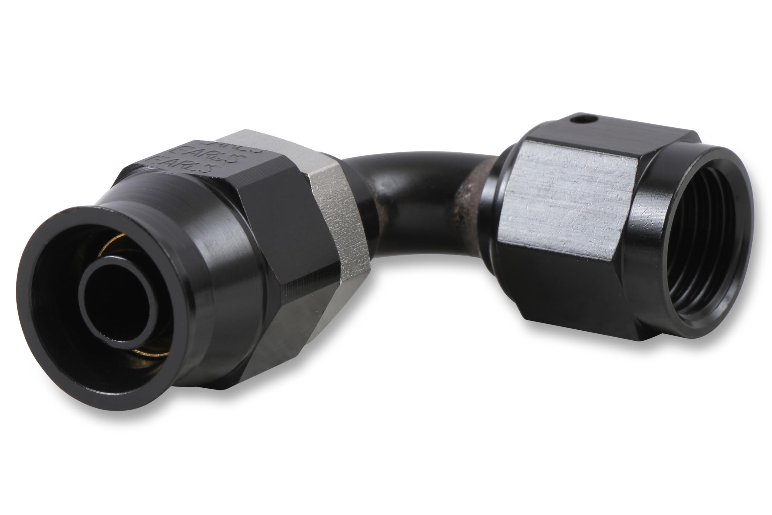 Earl's Adj. Tube 90 Degree Speed-Seal Hose End, -8 Hose Size, 8 Nut Size AT609238ERL