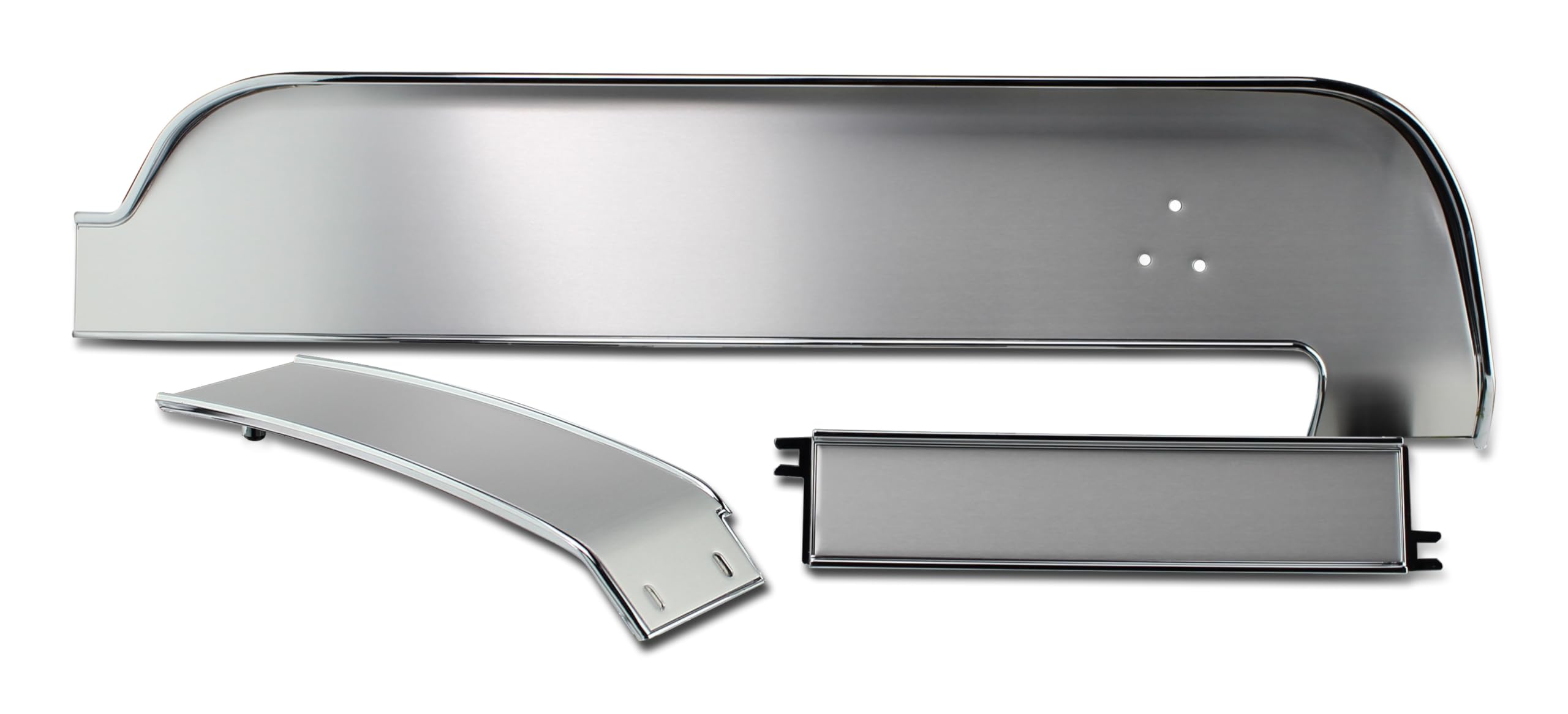 MTMU3PC Classic Instruments 3-Panel Panel Set - Brushed Aluminum