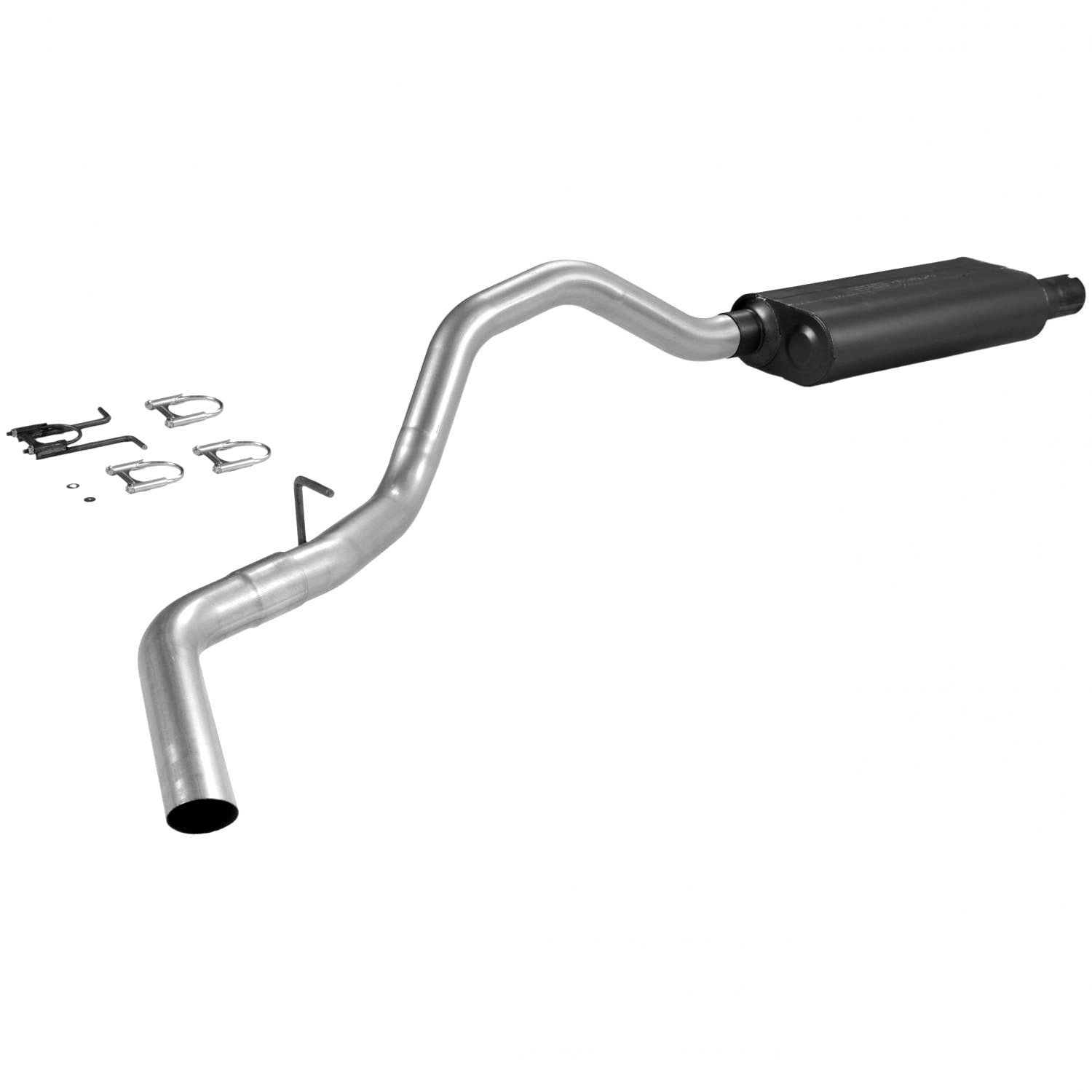Flowmaster Force II 17229 Cat-Back Exhaust Kit 3 Inch Aluminized Steel Single Side Outlet Compatible with 1999-2004 Ford F-250 F-350 Super Duty V8 or V10 2/4WD all wheelbases