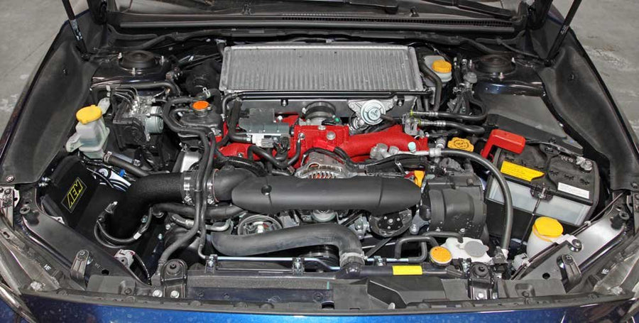 Cold Air Intake System AEM 21-735WB, Wrinkle Black
