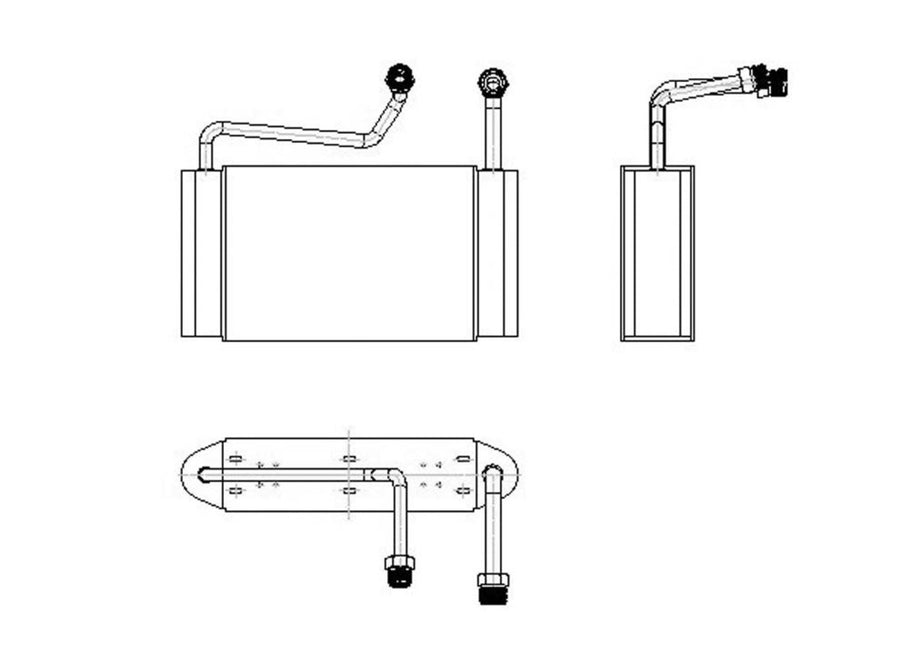 Replacement TYC 96016 Heater Core