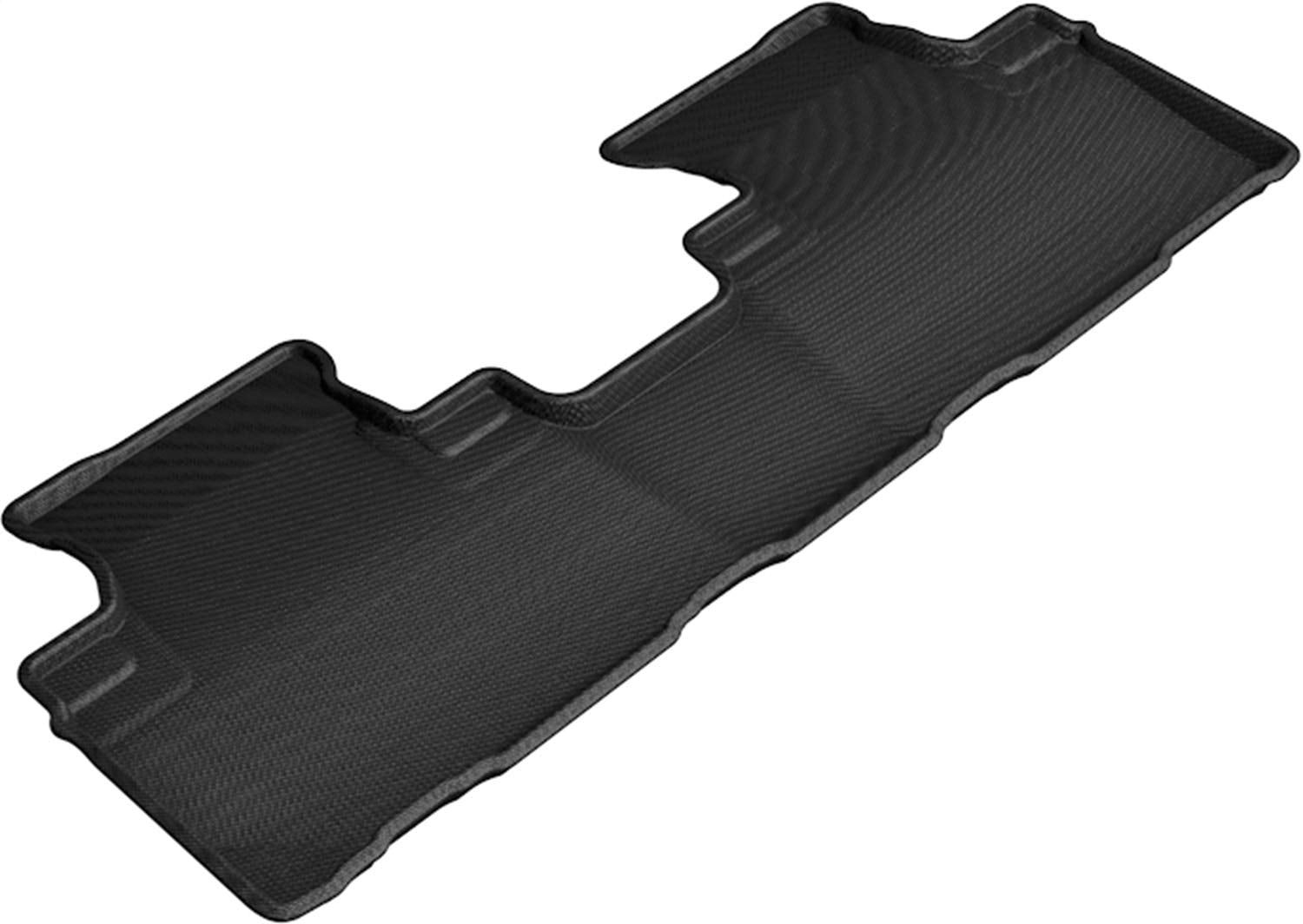 3D MAXpider Floor Mats All-Weather for Lexus RXL 2018-2020 Custom Fit Car Liners, Kagu Series (2nd Row, Black)