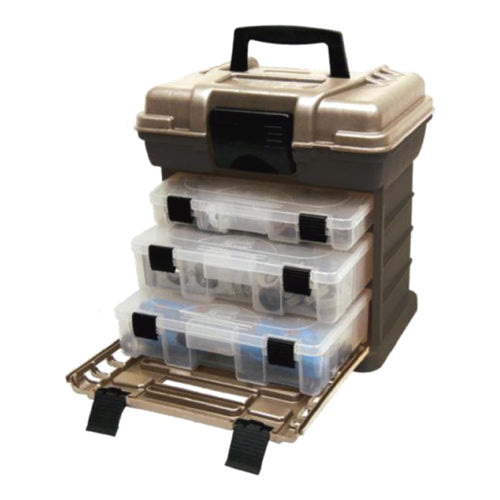 1363 Plano Molding Stow N Go Toolbox, Graphite Gray and Sandstone
