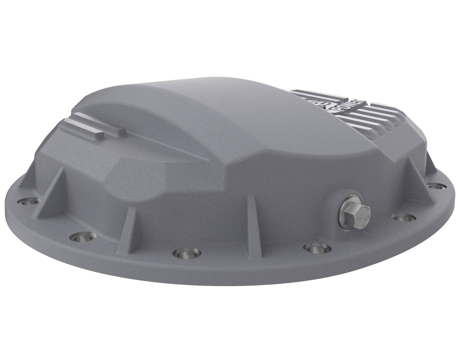 aFe POWER Rear Differential Cover Street Series Raw w/Machined Fins - #46-71140A - GM Gas Trucks/SUV's 19-24 (GMCH 9.5)
