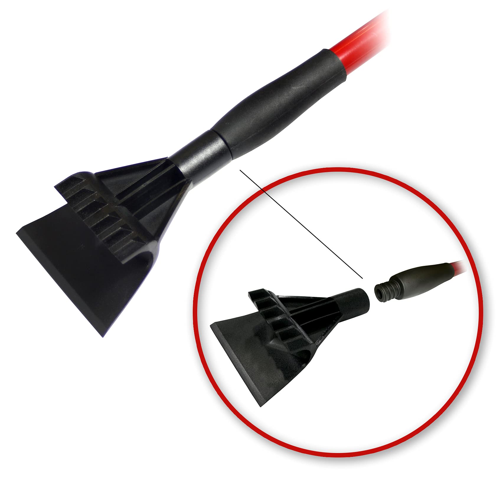 DuHa Du-Hooky 70085 Ice Scraper Attachment Compatible with Reach E-Z Telescoping Tool or The DU-Hooky Pole | Lightweight Durable Construction | Dual Edged Design
