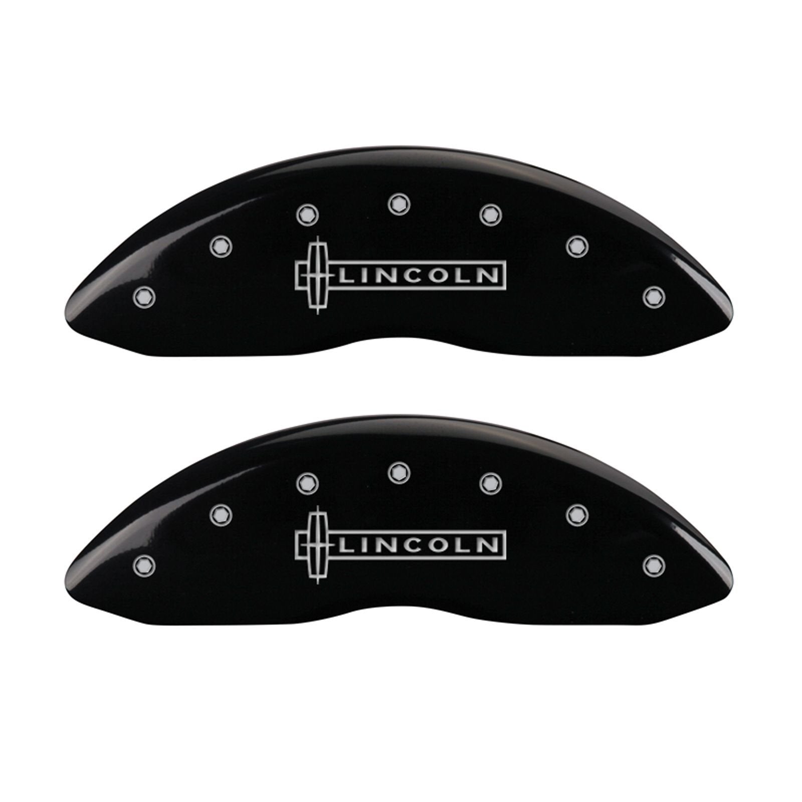 Caliper Covers MGP 36014SLC1BK with Black Powder Coat Finish, (Set of 4)