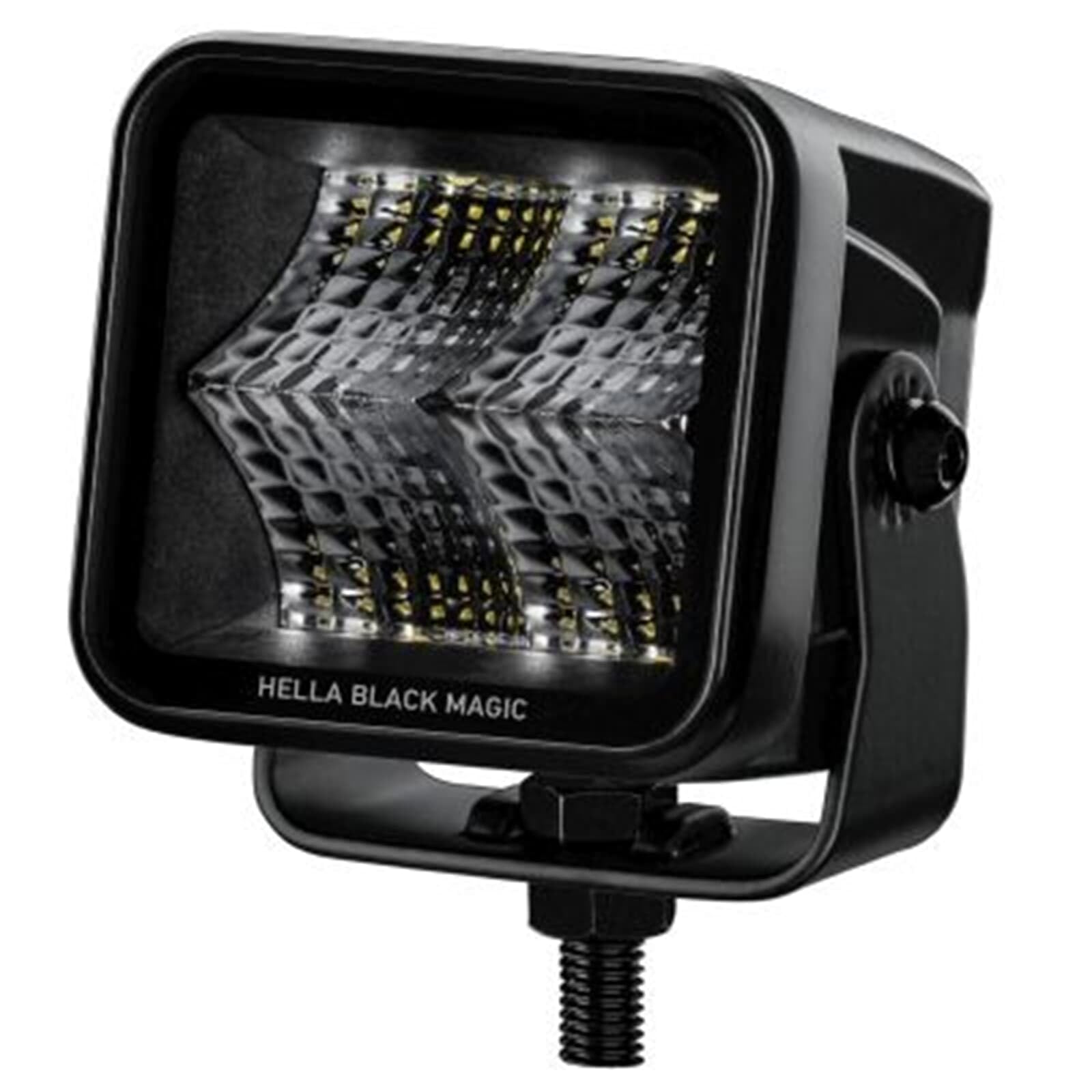 Hella LED Headlight 1FA 358 176-841 Mounted/Screwed Cable 12/24 V 500 mm Connector German Plug