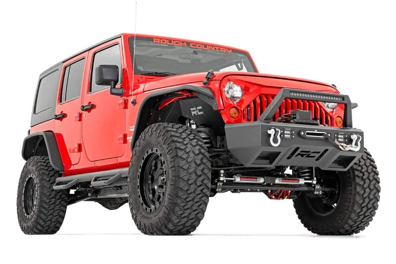 4" Rough Country Long Arm Upgrade Kit for 2007-2018 Jeep Wrangler JK - 78600U