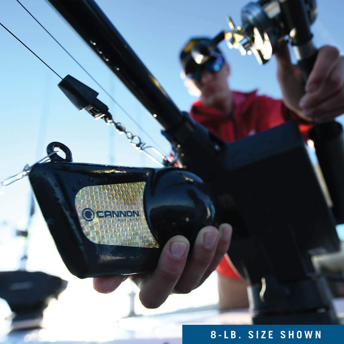 4 Lb. Cannon Downrigger Weight – Fishing Ball for Boat Trolling