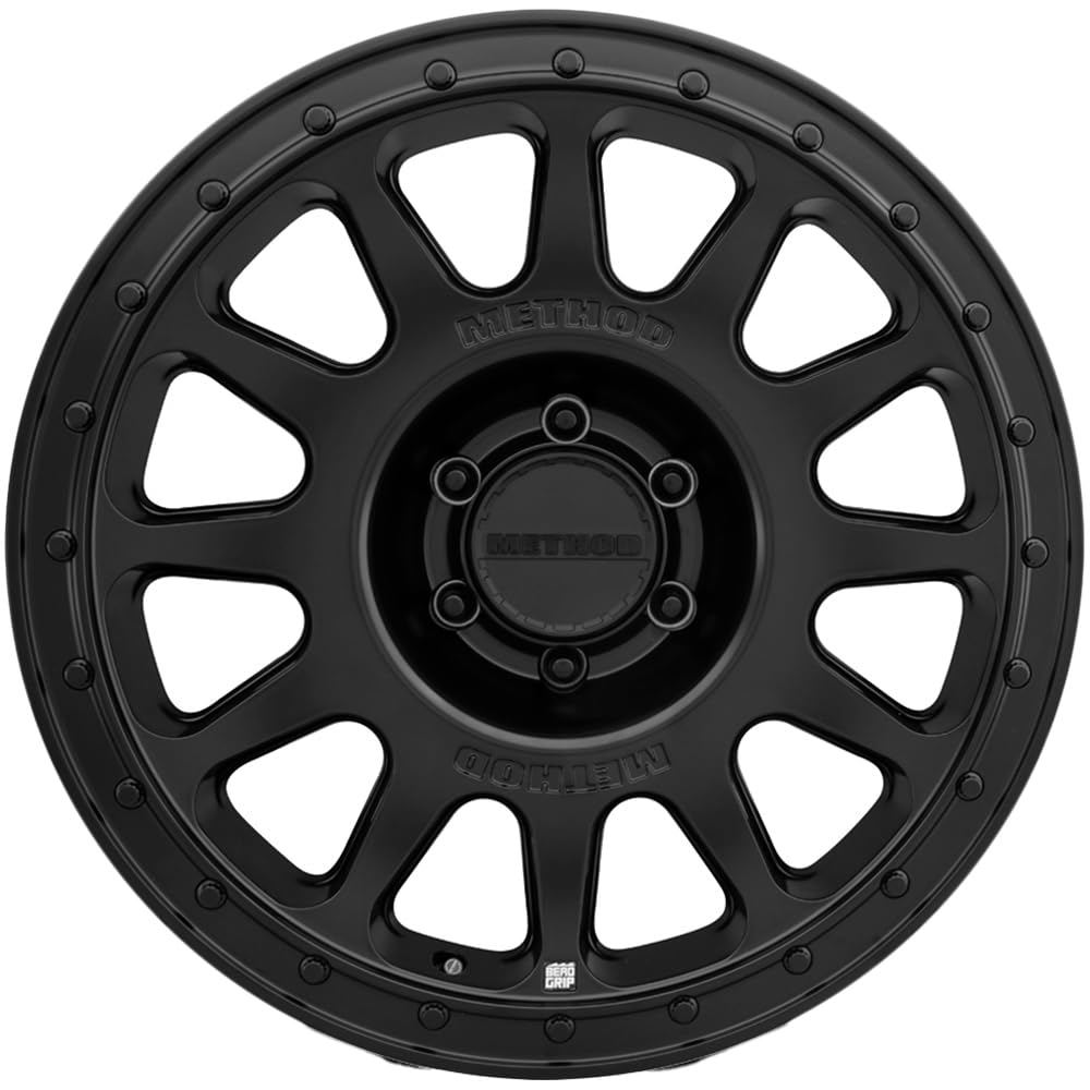 Method MR709 20x9 HD Bead Grip +12mm Matte Black Wheel Rim 20" Inch MR70929016512H