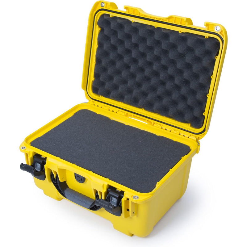 Medium Nanuk 918 Waterproof Hard Case with Foam Insert 16.9" x 12.9" x 9.3" Yellow