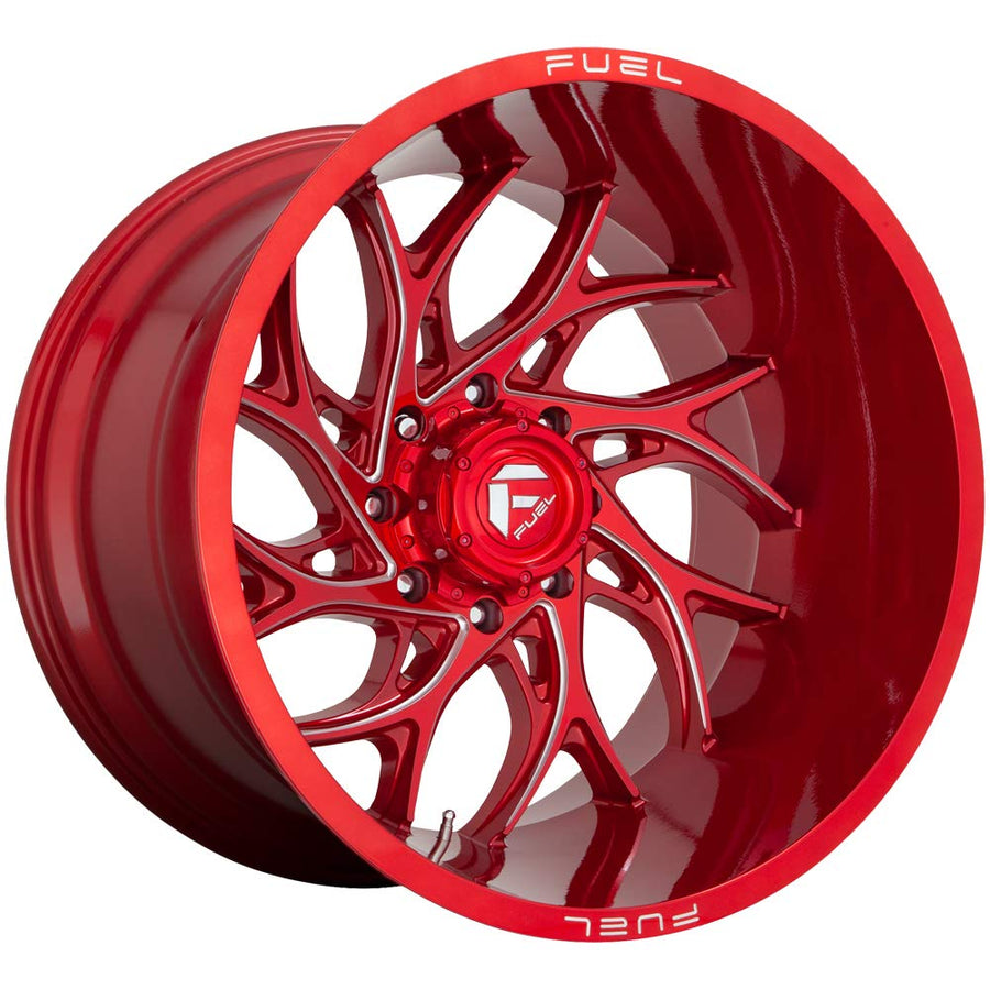 22x10 D742 RUNNER, Bolt Pattern: 6x5.5/, Offset: -18, CANDY RED MILLED, set of 1