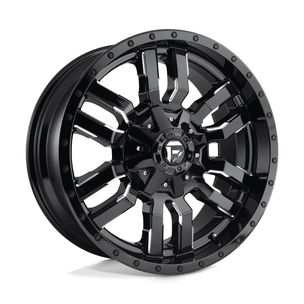 1PC Fuel D595 17X9 5X4.5/5.0 GL-BLK-MIL 01MM - D59517902650