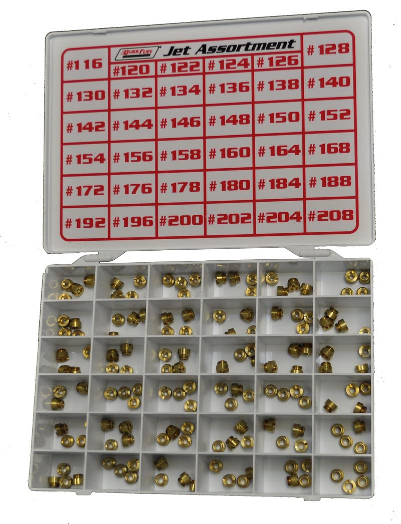 Alcohol Jet Quick Fuel Assortment Kit #116 thru #208 (4 ea.)