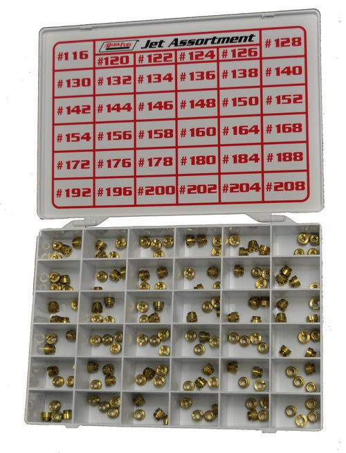 Alcohol Jet Quick Fuel Assortment Kit #116 thru #208 (4 ea.)