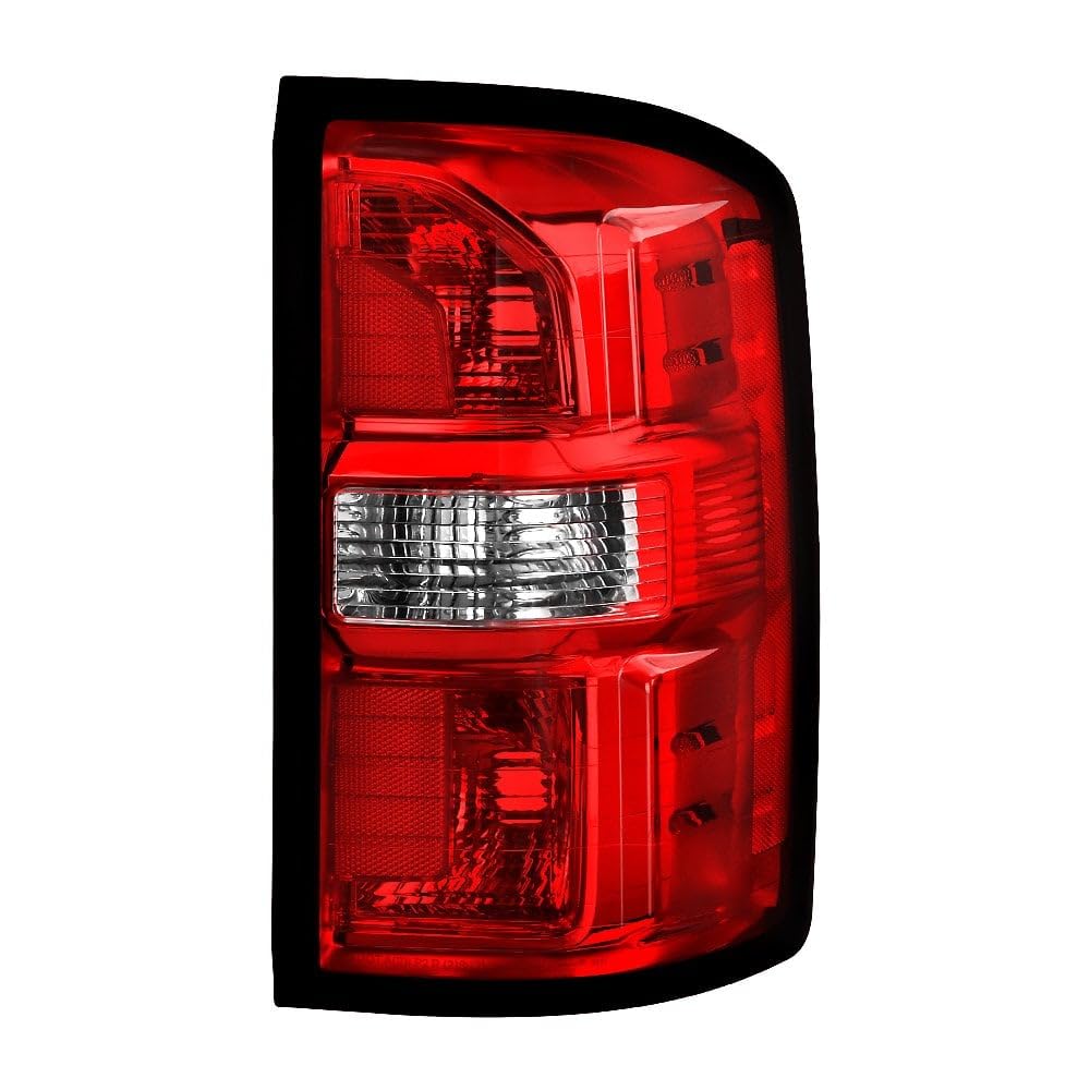 GMC Sierra 14-18 Spyder (POE) Halogen Red/Clear (Non Harness) Tail Light - OE Right (Not Fit Denali)