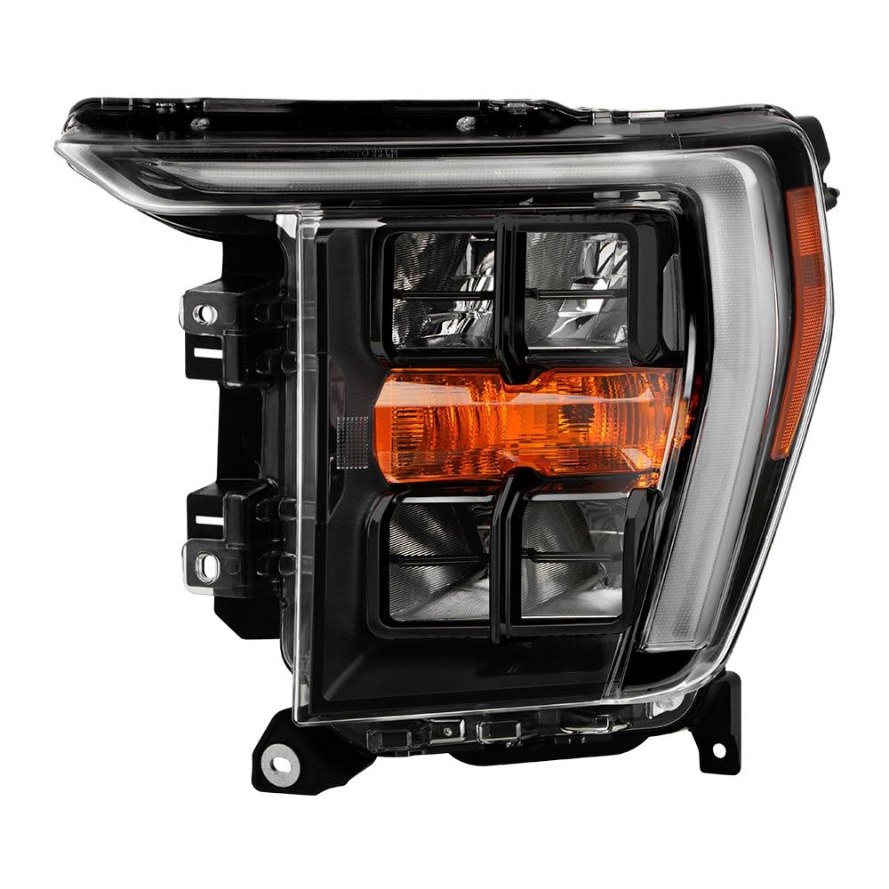 Ford F150 Spyder (OE) 21-23 Quad LED w/DRL Headlight - OE Black Left