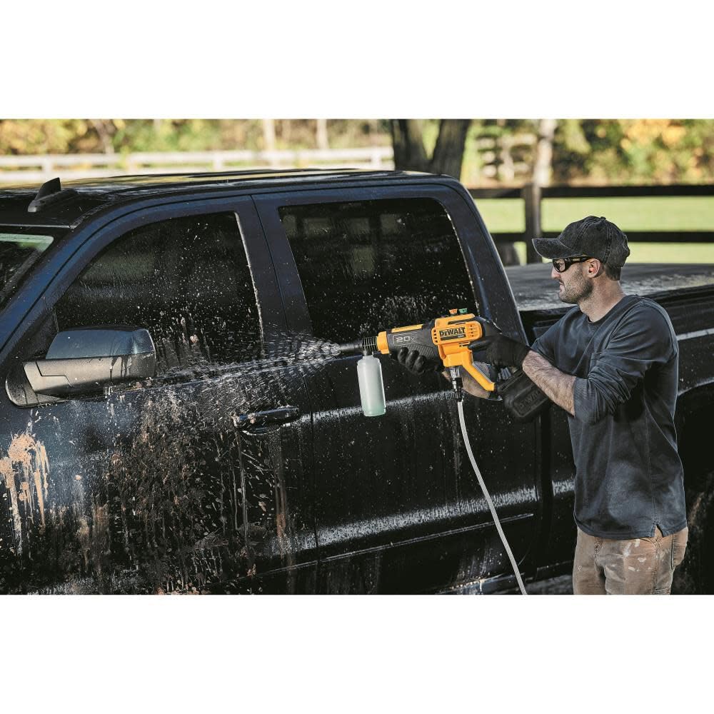 DEWALT Pressure Washer Cordless, Power Cleaner, 550-PSI, 1.0 GPM, Tool Only, Battery and Charger Not Included (DCPW550B)