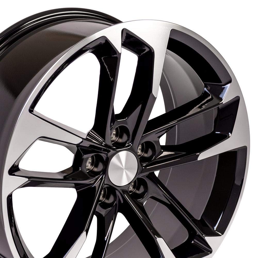 20 Inch OE Wheels CV29 Rim Fits Camaro 50th Anniversary Style 5x120 20x8.5 Gloss Black Machined - Hollander 5815 (1)