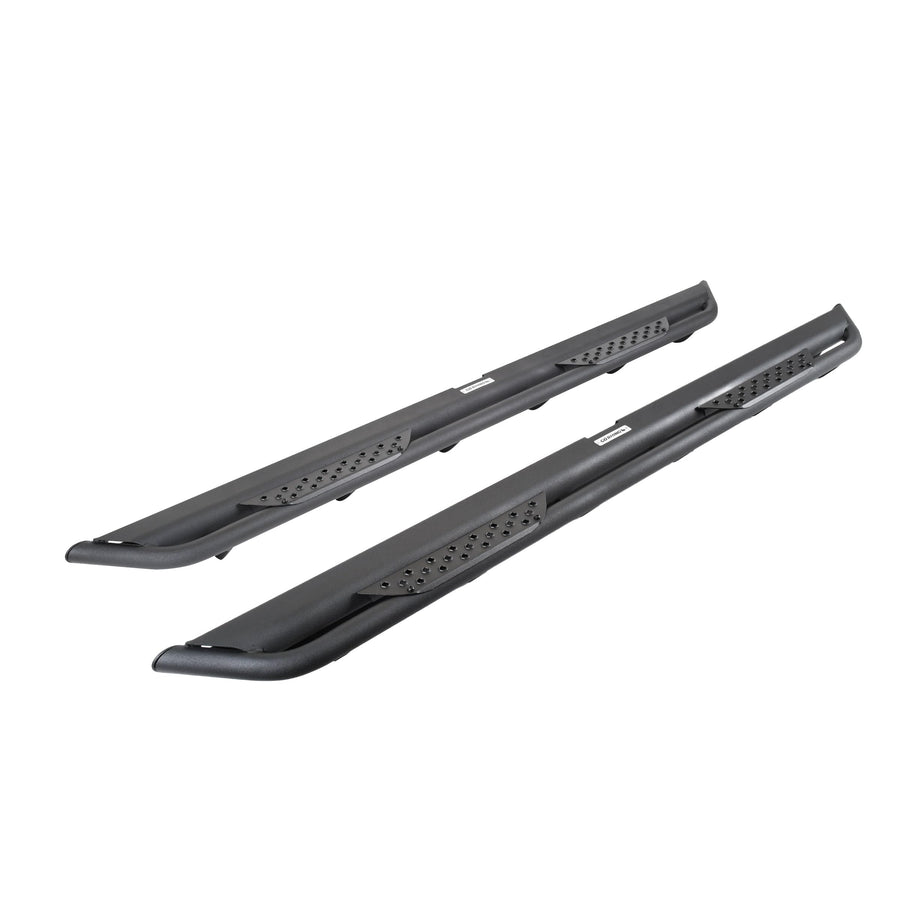 Dominator Xtreme DT Go Rhino Side Steps | 80" Mild Steel, Textured Black | DT60080T