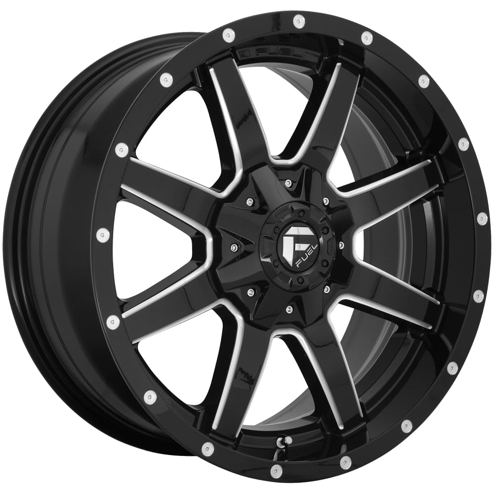 FUEL OFF-ROAD 20X9 MAVERICK 6X120/5.5 5.79 20mm GLOSS BLACK MILLED - D61020906957