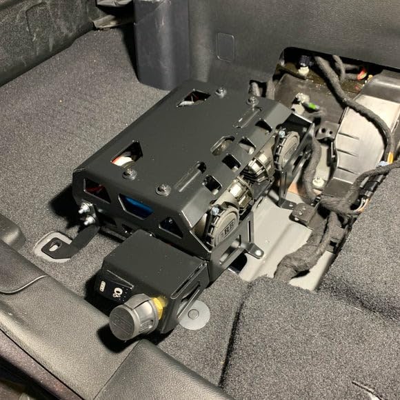 ARB Twin Compressor GRIMM OFFROAD Under Seat Mounting Bracket Kit for Jeep Wrangler JL/JLU & Gladiator JT, GOR10163