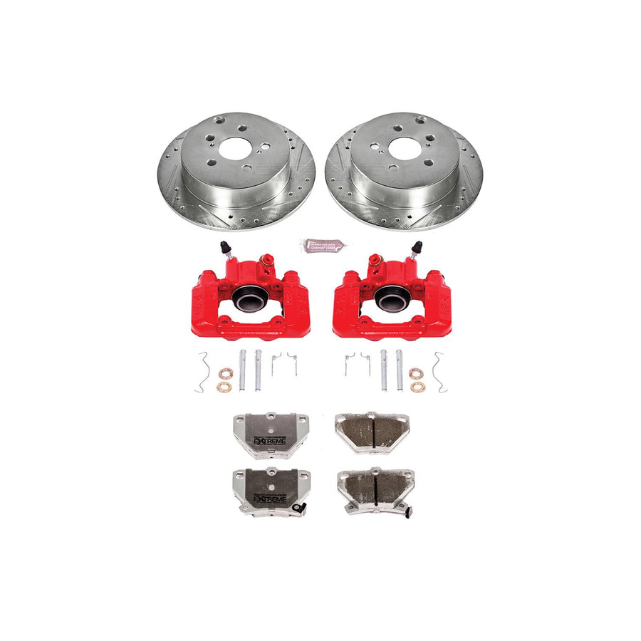 Power Stop Rear KC2318-26 Z26 Street Warrior Brake Kit Pontiac Toyota