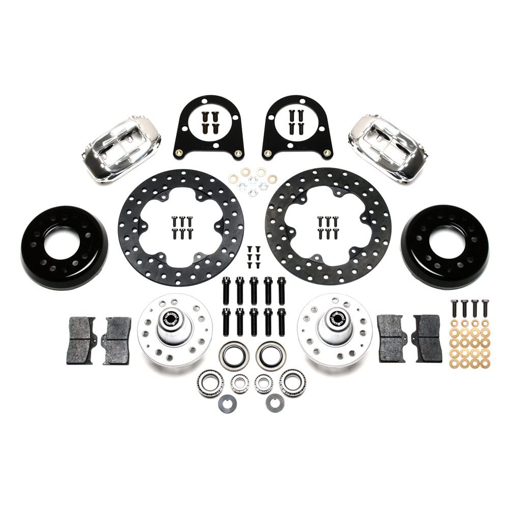Drilled FDLI Front Drag Kit, Polished