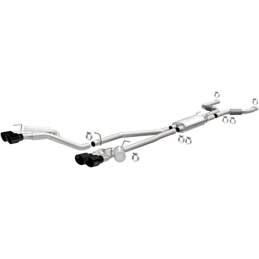 Performance MagnaFlow Exhaust System 19515: Cat-Back, Street Series, Quad Split Rear Exit Style