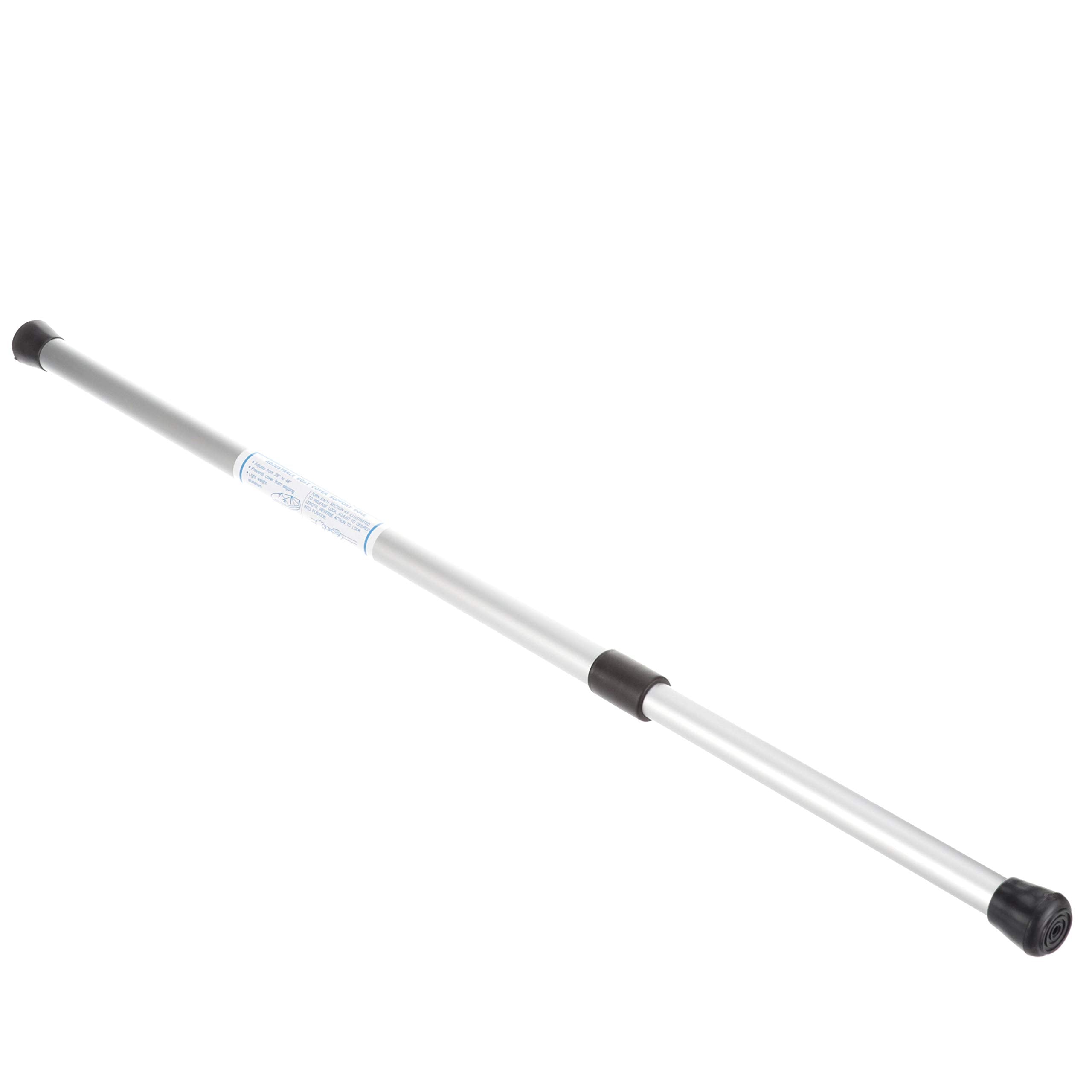 Adjustable Boat Cover Support Pole Attwood 10704-5 – Telescoping 28" to 48" with 1" Diameter, Anodized Aluminum with Rubber End Caps