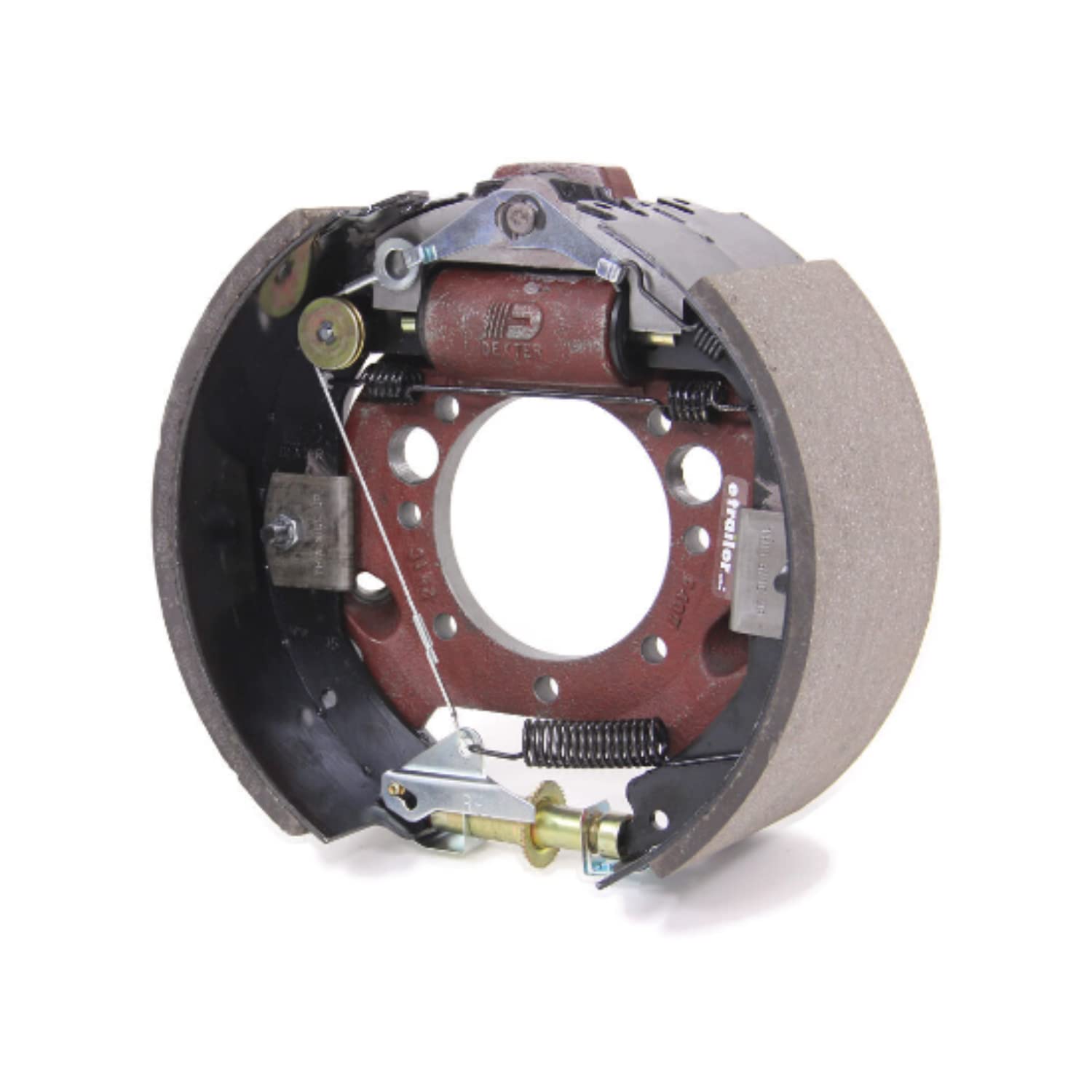 Left Hand Dexter K23-406-00 AXLE Complete 12-1/4X5 Hydraulic Duo-SERVO Forward SELF-Adjust Brake Assembly (15K)