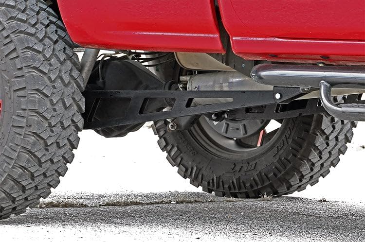 Rough Country Traction Bar Kit 2007-2018 for Chevy/GMC 1500 4WD - 1069 Black