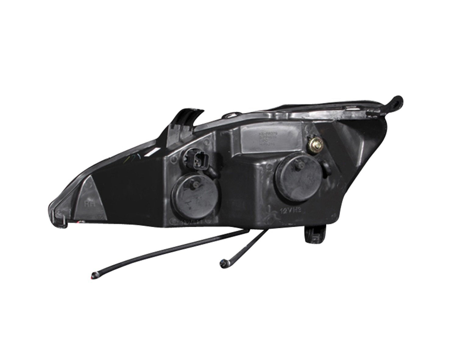 Black Clear AnzoUSA Projector Halo Headlight with LED for Ford Focus - (Sold in Pairs)
