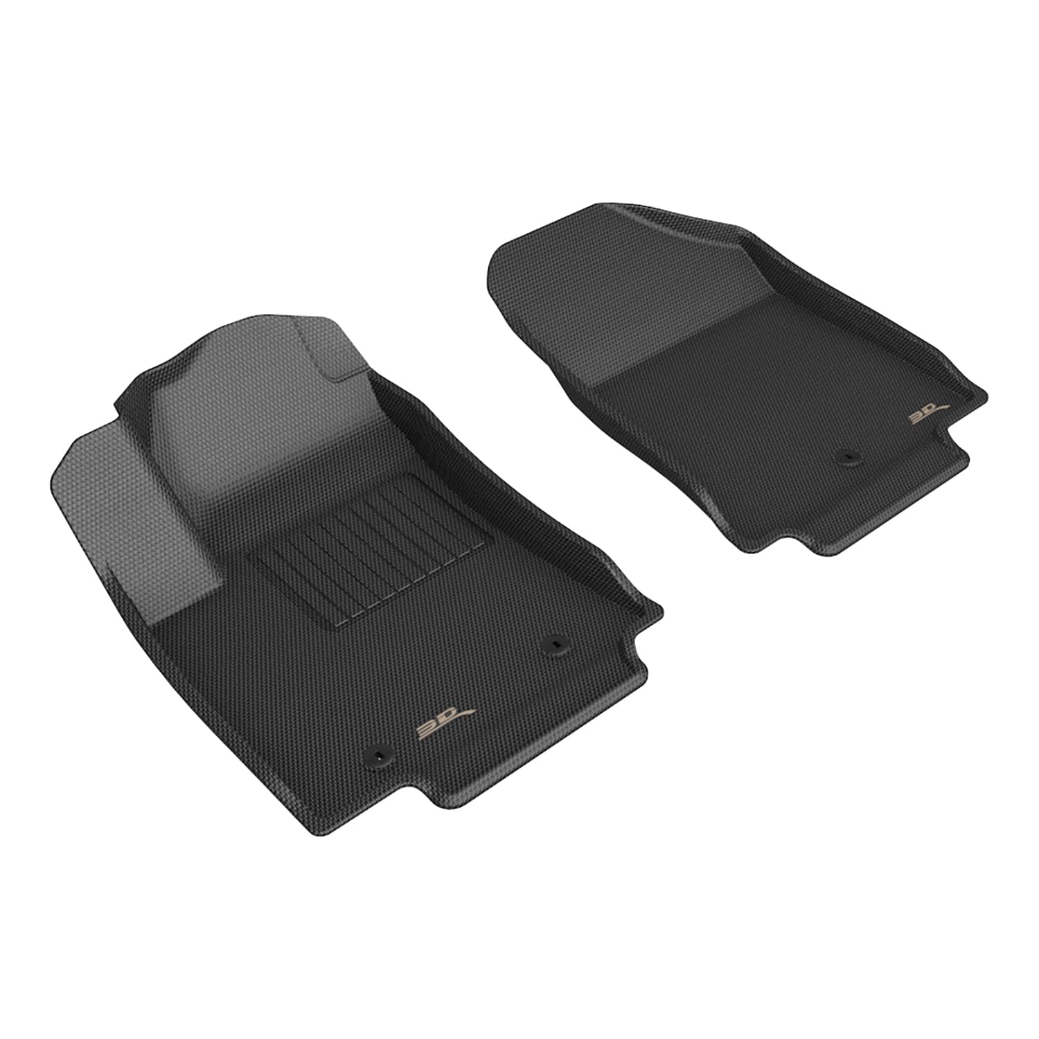 Kagu 3D MAXpider Floor Mat (Black) Compatible with Hyundai KONA Electric 2024-2026 - Front Row
