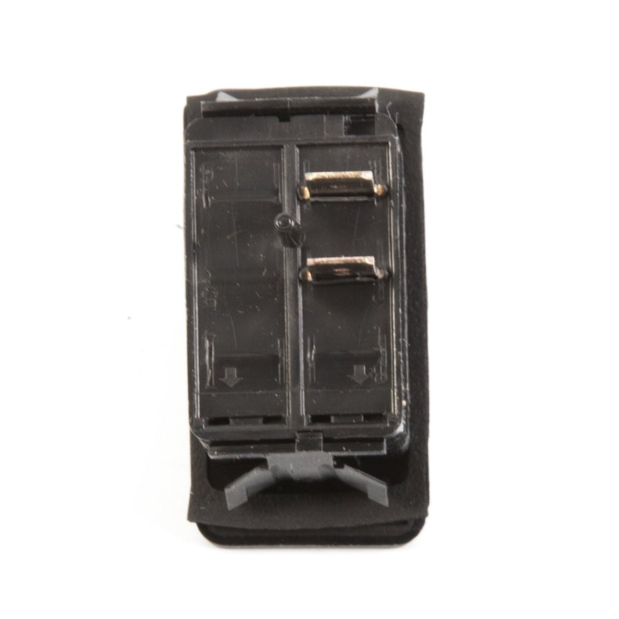 Sierra International RK19680TP Weather Resistant Two Paddle On-Off SPST Contura III Rocker Switch with Gasket, Black/Gray