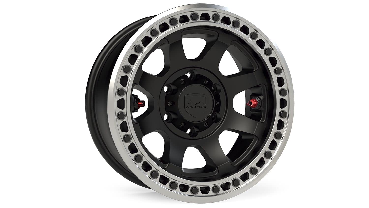 Olympus TeraFlex Beadlock Off-Road Wheel – 6x139mm – -25mm – Metallic Black