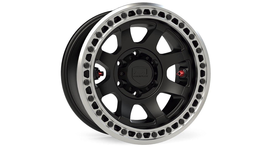 Olympus TeraFlex Beadlock Off-Road Wheel – 6x139mm – -25mm – Metallic Black