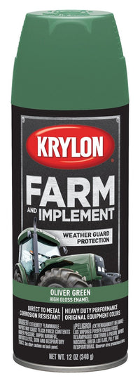 Krylon 12 oz. Oliver Green Farm & Implement Paints 1943