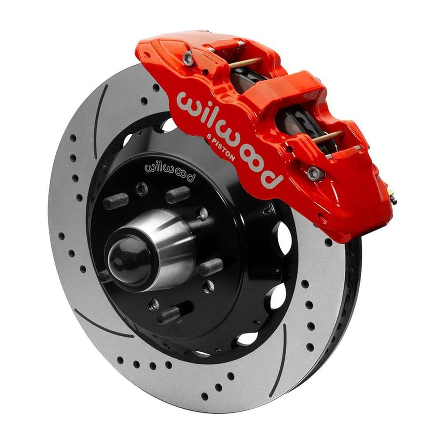 Wilwood AERO6 140-15943-DR Big Brake Front Brake Kit, Drilled