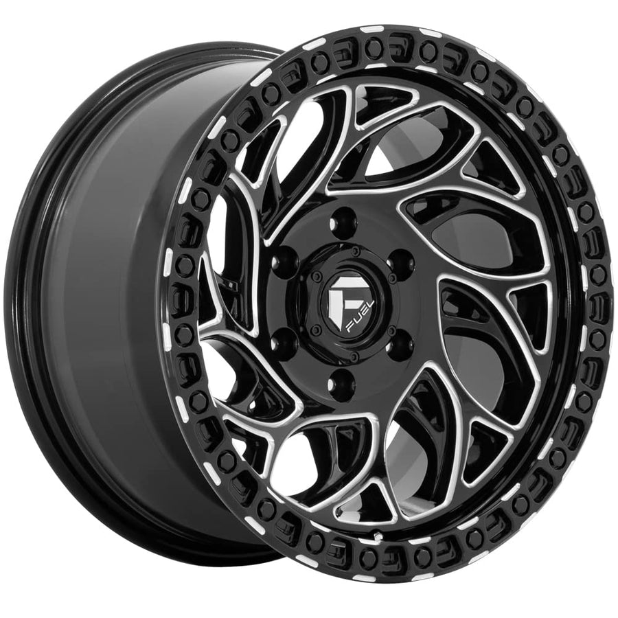 D840 Runner OR Fuel 18x9 6x5.5" -12mm Black/Milled Wheel Rim 18" Inch D84018908445
