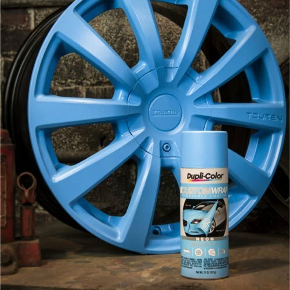 Custom Wrap Dupli-Color ECWRC8650 Neon Removable Automotive Paint - Dynamic Pink Spray Paint - 11 oz. Aerosol Can
