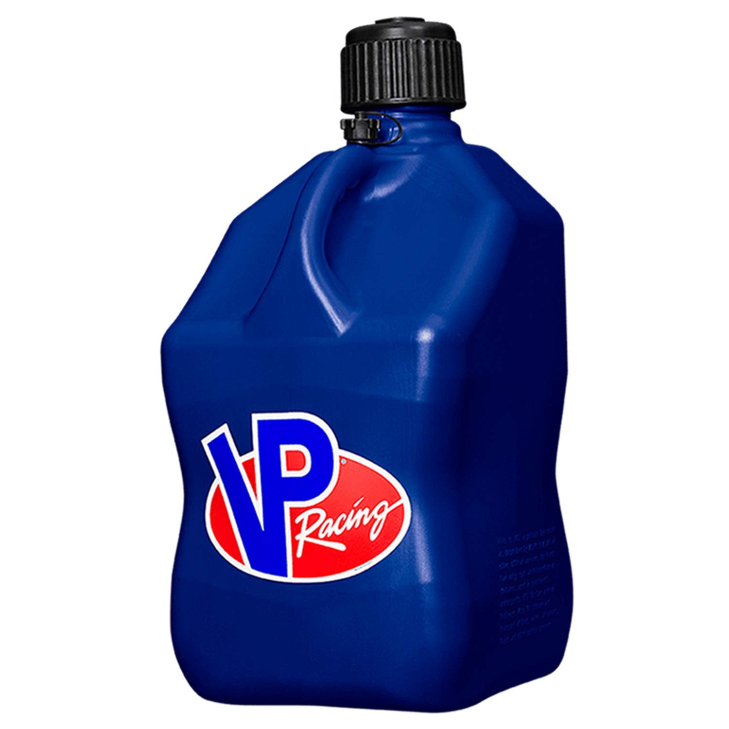 5.5 Gallon VP Racing Motorsport Container Blue Utility Jug - Features Close-Trimmed Cap and Neck for Tight Seal - Made of Even-Density Plastic