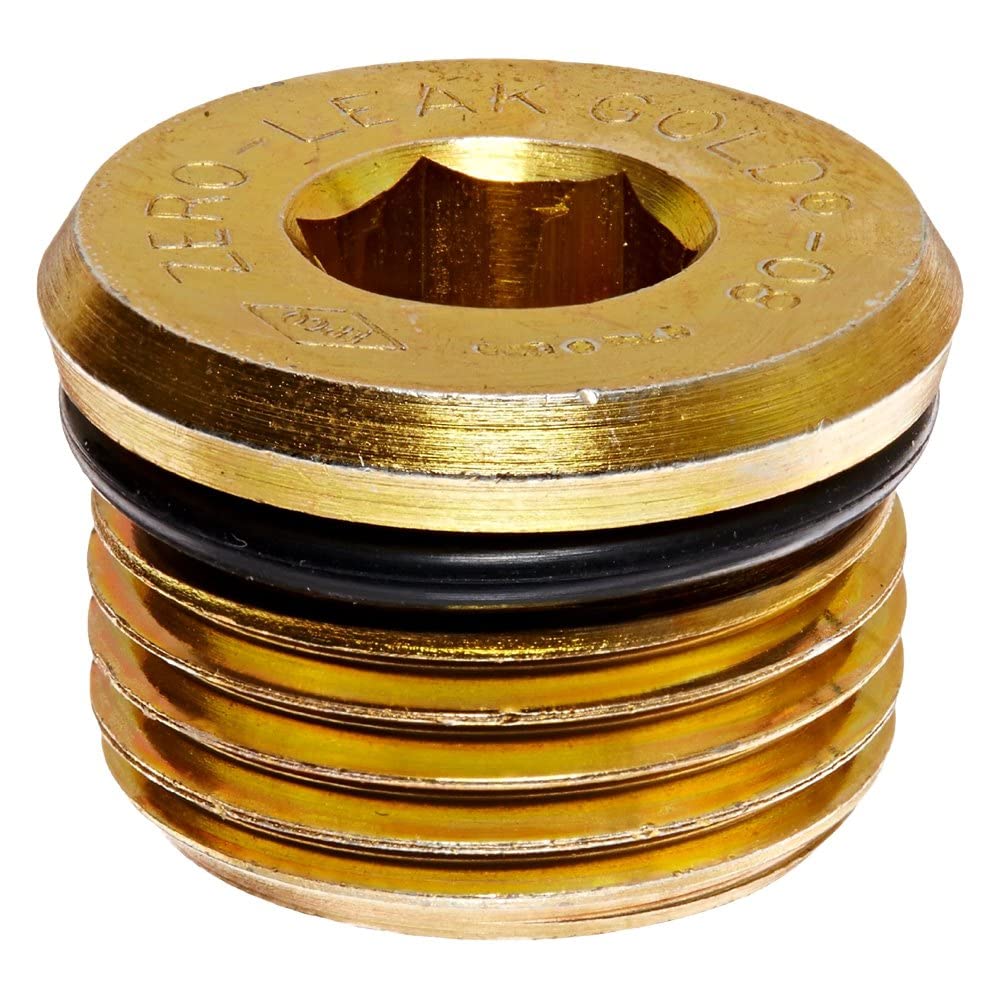 Replacement Moroso 97006 Magnetic Drain Plug, 3/4-16 (#8AN) Thread, Gold